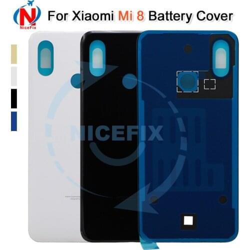For Xiaomi Mi 8 Back Battery Cover Door Rear Housing Case For xiaomi mi 8 back housing Replacement