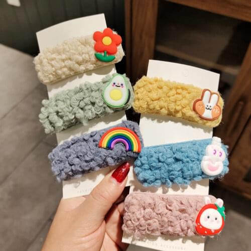Korean Cute Autumn Hair Clip Ins Web Celebrity Fashion BB Clip Fruit Hair Accessories