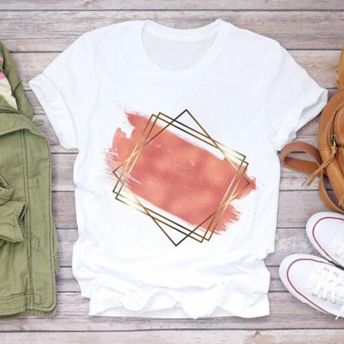 T-shirt women 2021 Short Sleeve Female T-Shirt Casual Simple White T shirt Summer woman tshirts Streetwear Ladies t shirt femme