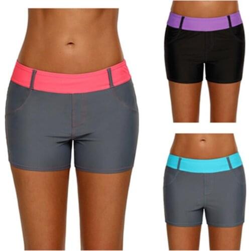 2021 BoxerWomens Quick-drying Summer Swimming Breeches Shorts Stretch Casual Comfortable Womens Yoga Shorts Sports Pants