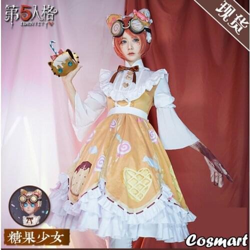 Game Identity V Tracy Reznik Candy Girl Lolita Dress Cosplay Costume Halloween Suit For Women New 2020