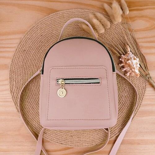 Women Backpack Bag Zipper Large Capacity PU Leather Fashion for Travel Mobile Phone XIN-Shipping