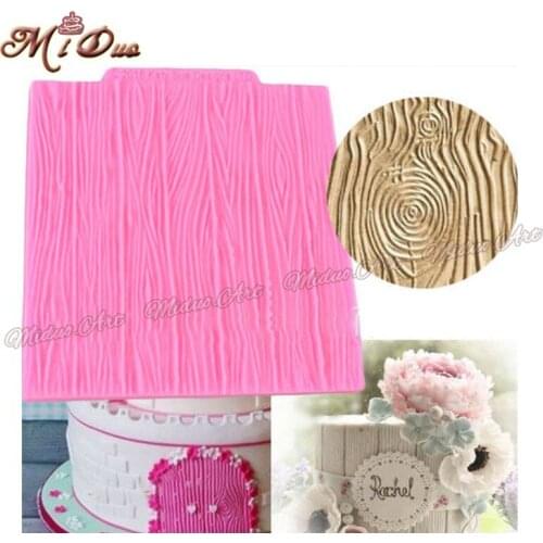 1 pc bark silicone cake mould chocolate gumpaste mould fondant mould cake decorating tools Silicone Birthday Cake Mould