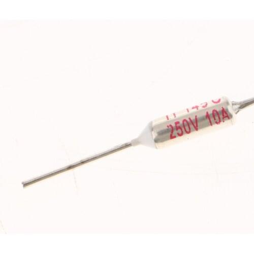 10 Pieces Thermal Fuse Cutoff TF 145℃ 250V 10A for Household Appliances