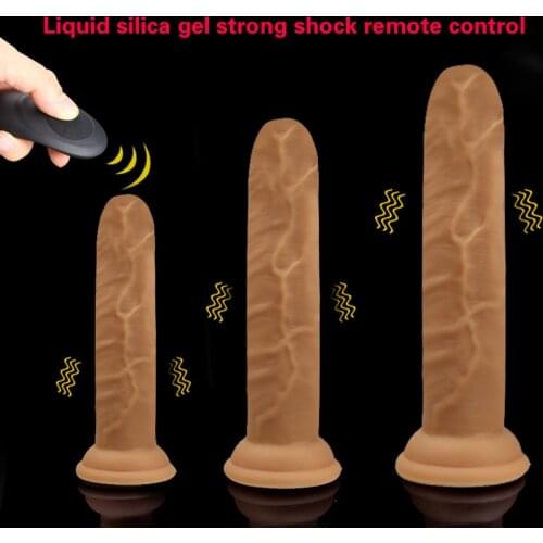10 Speed Mini Dildo Vibrator With Suction Cup G-spot Massage Wireless Remote Control Realistic Penis Vibrator Sex Toys For Women