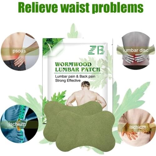 12pcs Lumbar Spine Stickers Arthritis Moxibustion Medical Plaster Wormwood Back Pain Patch Self-heating Bone Pain Relief A526