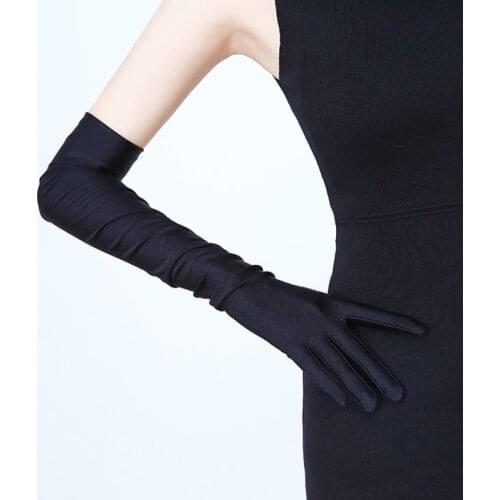 1920s Charleston Flapper Girl Costume Set Fancy Dress Imitation Pearl Bead Necklace Long Black Gloves Cigarette Holder for Women