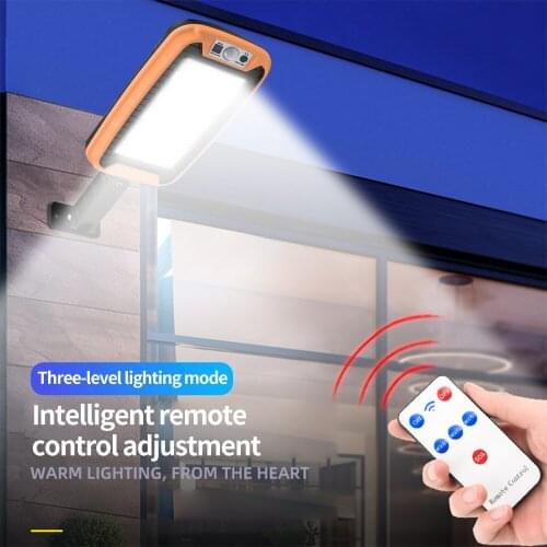 240 COB LED Solar Light Remote Control Solar Lamp Motion Sensor Solar Powered Sunlight Street Light for Garden Decoration