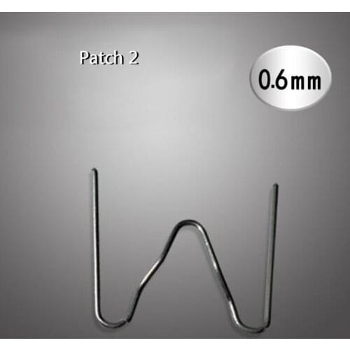 600Pcs Precut 0.6/0.8mm Wave Flat Hot Staples For Plastic Stapler Repair Welder F19A