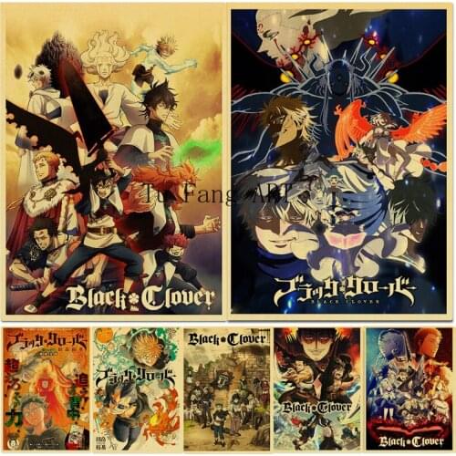 Diamond Painting Black Clover Posters Diamond Embroidery Full Drill Square Anime Home Decor Diamond Mosaic Cross Stitch Kits