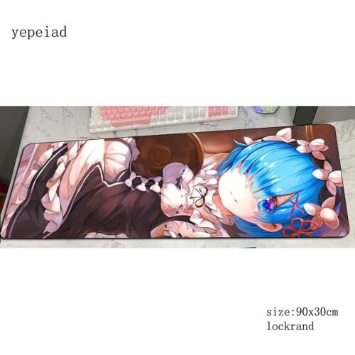 Re-zero mouse pad big Computer mat 900x300x2mm gaming mousepad large Halloween Gift padmouse keyboard games pc gamer desk