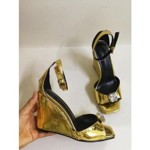 Woman‘s pu fashion concise Breathable casual heels sexy Sandals wedges shoes super high comfortable summer women sandals shoes