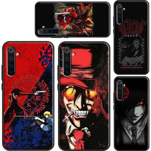 Anime Hellsing Alucard Case For OnePlus 8T 9R Nord 7 8 9 Pro Coque For Realme 8 Pro Q3 6 7 C3 C11 C21 C15 GT Neo