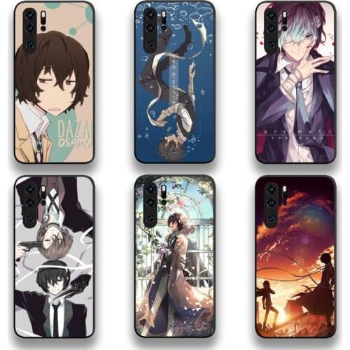 Anime Bungou Stray Dogs Dazai Osamu Phone Case For Huawei P20 P30 P40 lite E Pro Mate 40 30 20 Pro P Smart 2020