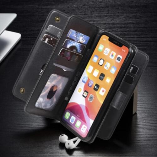 For Xiaomi POCO X3 NFC 10 Card Business Wallet Leather Case For Xiaomi Mi 10 Ultra/Mi10 Extreme Edition Magnetic Flip Case Cover