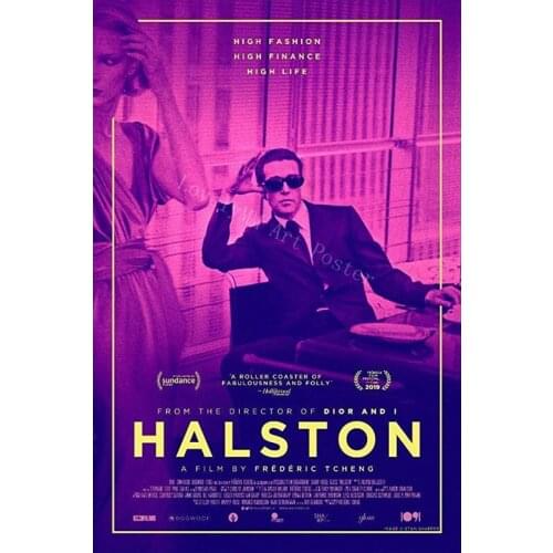 D1033 Halston Movie classic marvellous Silk Fabric Poster Art Decor Indoor Painting Gift