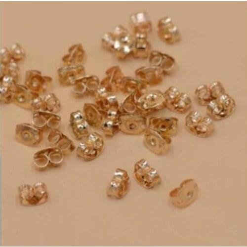 Da015 50pcs/lot butterfly ear plug ear plug alloy plating / ear plugs lock earrings jewelry accessories wholesale direct