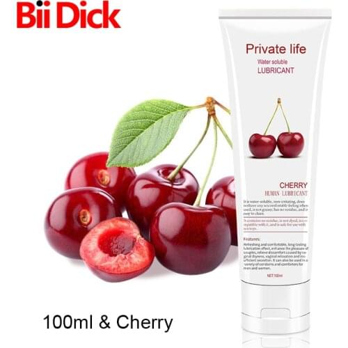Fruit Flavor Lubricant for Anal Sex Oral Sex Massage Oil Lubricating Oil Sex Lube Women Sex