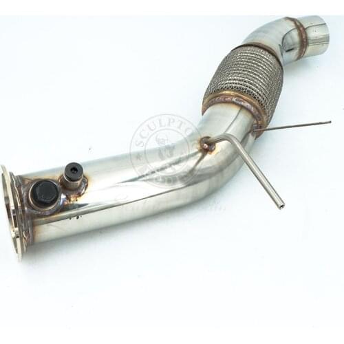 SS Turbo Exhaust Downpipe V-Band fit 2005-2008 Bm w 5 Series E60 E61 520d M7N2