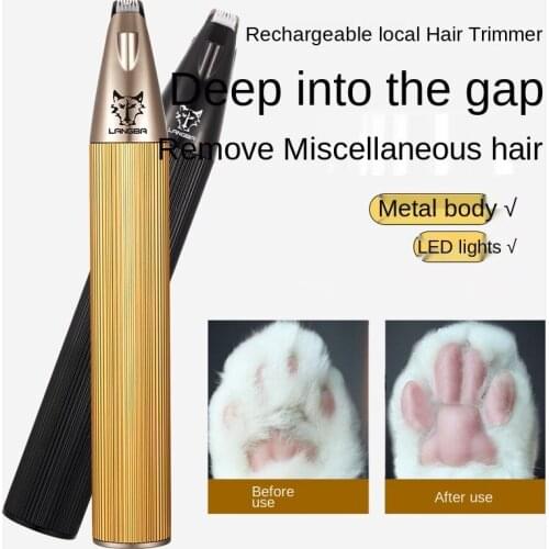 Pet foot hair shaving device USB Electric clippers Manicure and pedicure Dog and cat paw clipper No jams no pulling pet grooming
