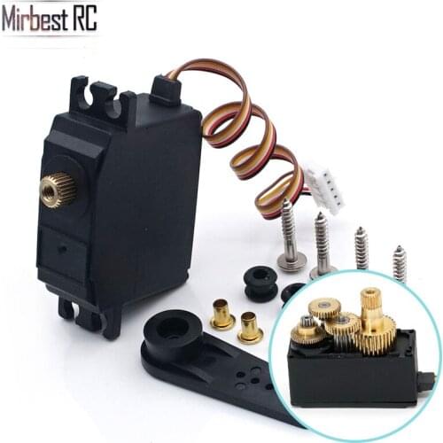 Metal gear servo torque 5kg WLtoys 12428 12423 brushless parts upgrade 1/12 RC car DIY accessories 1/18 car Remo Hobby Smax