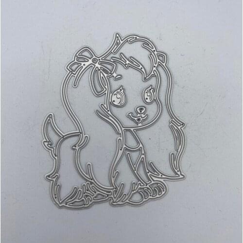 Metal Cutting Dies Long hair horse Stencils for DIY Scrapbooking/photo album Decorative Embossing Paper Cards