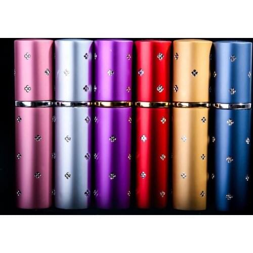 Refillable Portable Plum Blossom Empty Perfume Bottle Cosmetic Atomizer Cosmetics bottling spray bottle traveling makeup liquid