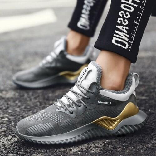 Men Winter Sneakers zapatillas hombre Men Casual Shoes Plush Keep Warm Walking Shoes Men Fashion Shoes For Men Zapatos Hombre