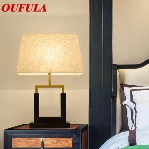 OULALA Table Lamp Desk Light Modern Contemporary Office Creative Decoration Fabric for Foyer Living Room Bed Room Hotel