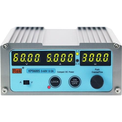 Rek KPS6005 60V 5A DC Variable Digital Adjustable Programmable Switching Power Supply Lab Power Source
