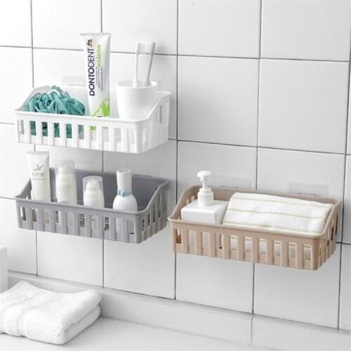 Bathroom Shelf cosmetic organizer makeup Storage Box Rack Corner Shower Shelf Kitchen Home Decoration Bathroom Accessories