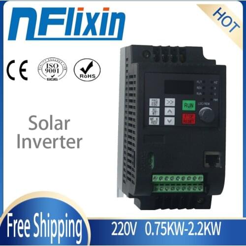 Solar Inverter Mini Inverter Frequency Converter DC220-380V 3-Phase Output for Water Pump dc ac converter