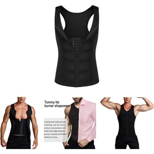 Man Shaper Male Waist Trainer Cincher Corset Men Body Modeling Belt Tummy Slimming Strap Fitness Sweat Shapewear