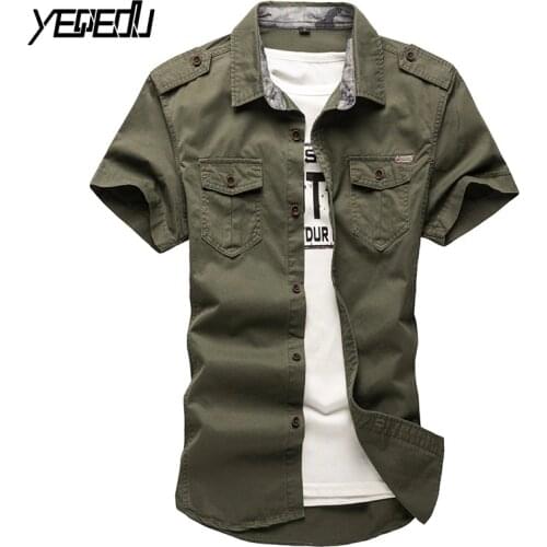 Мужские рубашки с коротким рукавом Yeqedu China At AliExpress