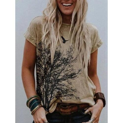 2021 Summer Street Fashion Print Tops Women Casual Short Sleeve Plus Size Harajuku Tshirt Female Clothes Tee T-Shirs HNMCHIEF