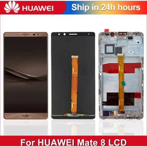 6.0"LCD For HUAWEI Mate 8 Display Replace Touch Screen Digitizer with Frame Replacement For HUAWEI Mate 8 NXT-L29 LCD Display