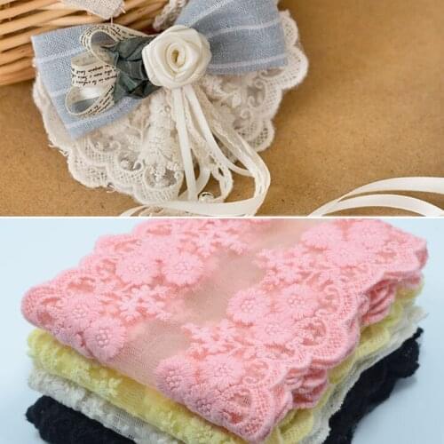 10Meters Embroidered Mesh Tulle Lace Trim DIY Accessories Ribbon Lace Wedding Party Decorations Arts Sewing Crafts Home Supplies