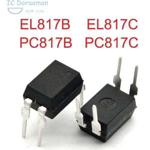 20PCS EL817B PC817B PC817C EL817C EL817 PC817 DIP-4 DIP4 Optocoupler IC New