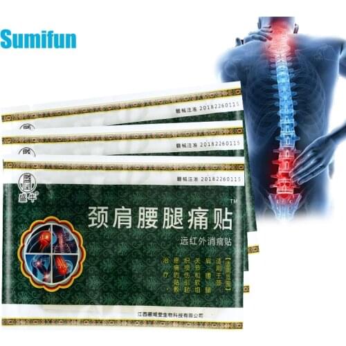 24pcs Pain Relief Patch Muscle Pain Arthritis Medical Plasters Capsicum Plaster Joints Arthritis Treatment Painkilling Stickers