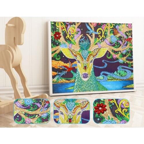 Special Shaped Drills Diamond Painting Giraffe Handicraft 5D Drill Mosaic DIY Diamond Embroidery Rhinestones Pictures Home Decor