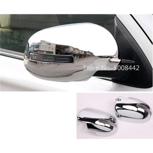For Mitsubishi Outlander 2016 2017 2018 2019 2020 Car Rear View Rearview Side Glass Mirror Eyebrow ABS Cover Trim Frame