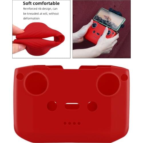 Soft Silicone Case Cover Sleeve Skin Dustproof Anti-Scratch For DJI Mavic Air 2 Mini 2 Remote Control Drone Accessories