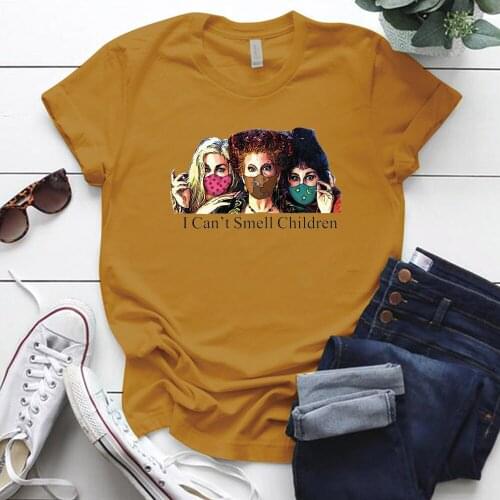 I CAN'T SHELL CHILDREN Print Graphic T Shirt Summer Women Tops Short Sleeve Plus Size S-5xl Woman Tshirts Casual Femme T-shirts