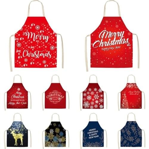 Christmas red pattern kitchen accessories cooking accessories Apron for kitchen master apron apron for kitchen aprons for women