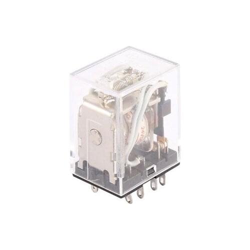 HH53P DC 24V Coil Voltage 11 Pin Terminals 3PDT Power Electromagnetic Relay