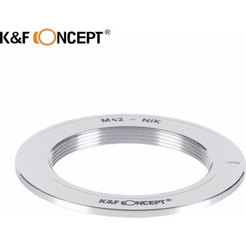 K&F CONCEPT Lens Mount Adapter for M42 42MM Screw Mount Lens (to) fit for Nikon Camera Mount Body