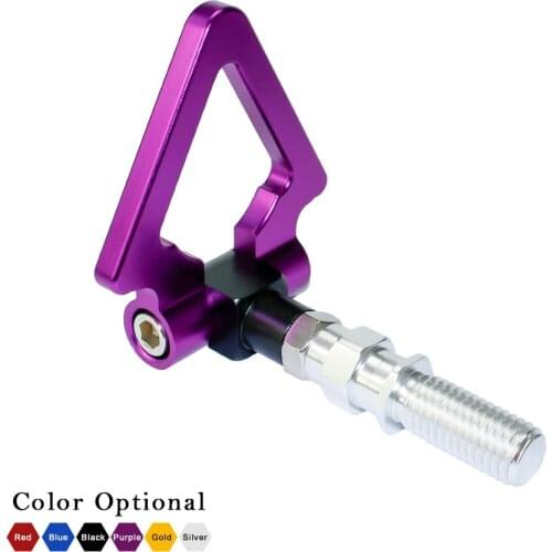 Racing Billet Aluminum Front Rear Japanese Car Auto Triangle Ring Trailer Tow Hook Kit For Honda Civic TT100973