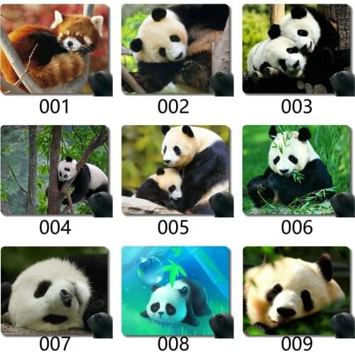 Mouse Pad,party Giant panda,Mouse Mat,Non-Slip Rubber Base Mousepad for Laptop