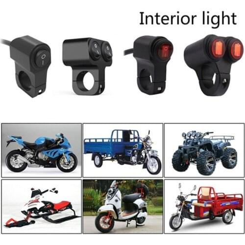 Motorcycle Handlebar Double Switch Electric Aluminum Alloy Waterproof Dual Switc