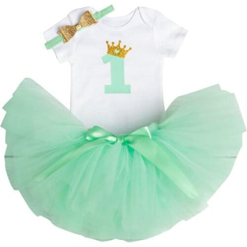 Little Bebes Princess Girl Cake Birthday Sets 1 Year Infant Clothing Sets Newborn Baby Girl Tutu dress